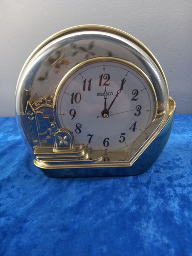 Seiko qxn232g mantel clock - qxn232g,