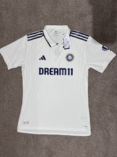 Genuine ADIDAS India Cricket Jersey 2025 Test Match Player Shirt LARGE RRP £75