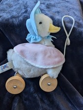 jemima Puddleduck Pull-Along Wooden Toy Beatrix potter