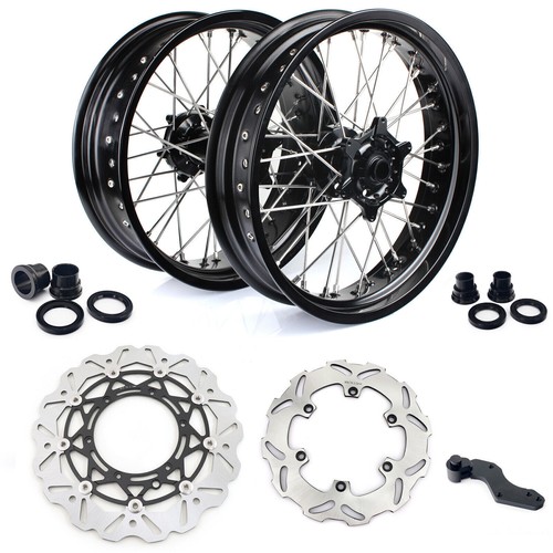 Supermoto black wheels - supermoto,