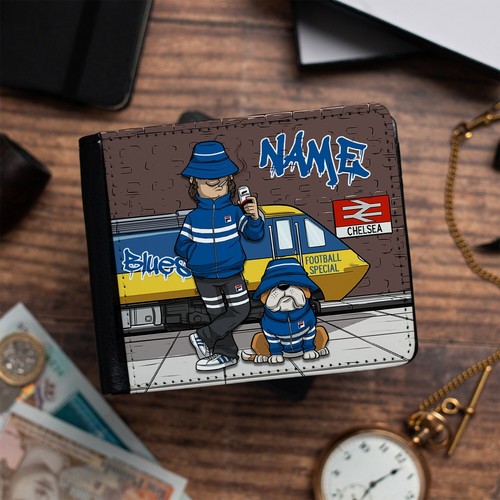 Personalised chelsea wallet - personalised,