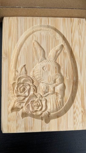 Easter bunny wooden mould - easter, 3d