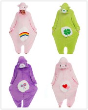 Unisex Care Bear Onesiee Kigurumi Fancy Dress Costume Hoodies Pyjama Sleep wear