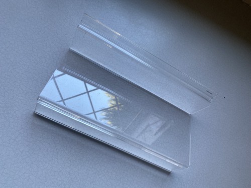 Acrylic slatwall shelves - acrylic,