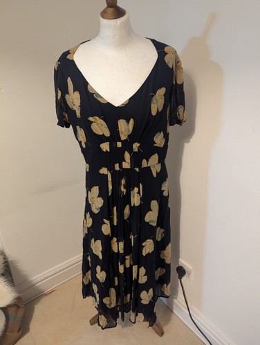 Kew silk dress uk14 - kew,