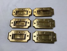 6 X Vintage English Brass