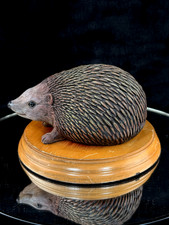 Hand‑Painted Hedgehog on