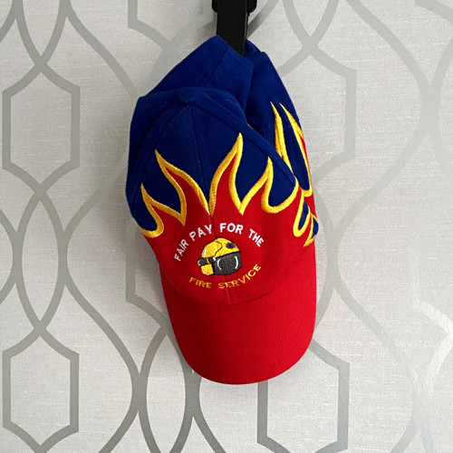 Firefighters flame embroidered - firefighters,