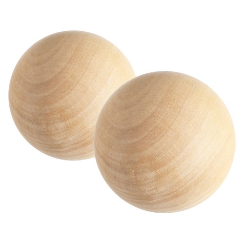 Pcs unfinished round wood - 2,