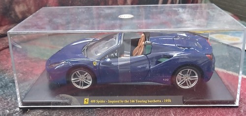Ferrari 488 spider blue - ferrari,