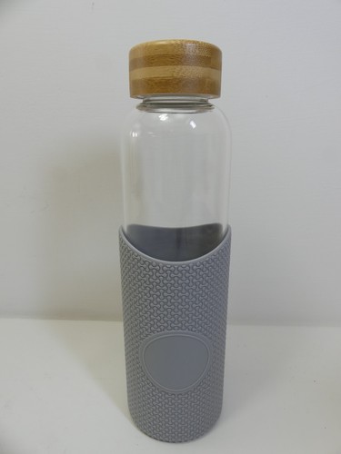 Unbreakable glass water bottle - glass,
