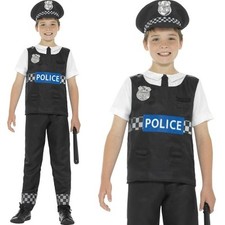Childs Boys Cop Fancy Dress