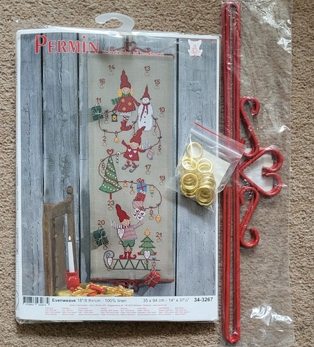 Permin advent calendar cross - advent,