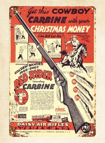 Airgun gun cowboy carbine red - gun,