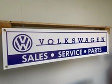 VW retro sales Banner classic Volkswagen Garage Workshop Wall Display