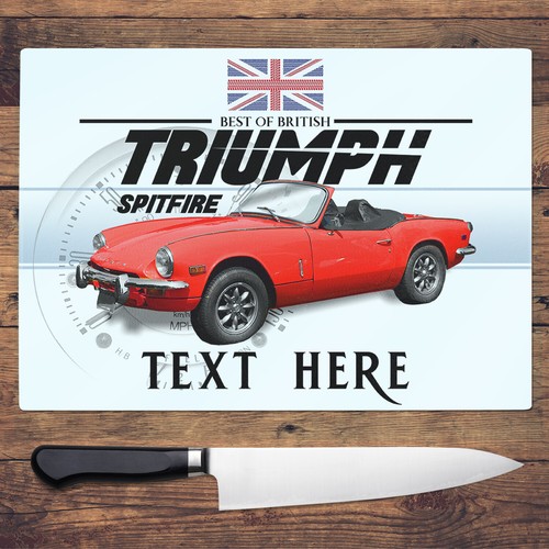 Personalised triumph spitfire - personalised,