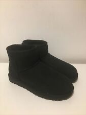 Ugg Mens Classic Mini Boots - Black UK Size 10.5 (UK SELLER)