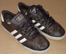 Adidas NEO Leather Brown Men's Trainers UK Size 11 Art No: G53742