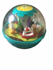 Vintage Fisher Price Roly Poly Chime Ball 1972 Working 