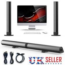 Surround Sound Bar 4 Speaker System Wireless Subwoofer TV Home Theater Bluetooth