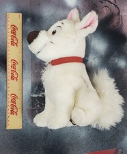 Disney Store BOLT Plush 12" Sitting White Dog Stuffed Animal Authentic