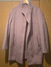H&M Wool- Blend Coat Light Pink Size 34 (UK 6)