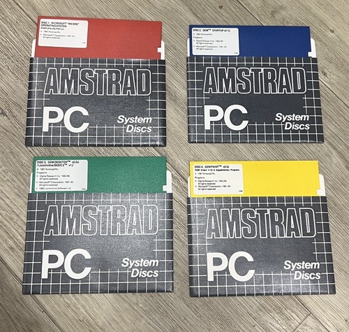 Amstrad system discs set - amstrad, of