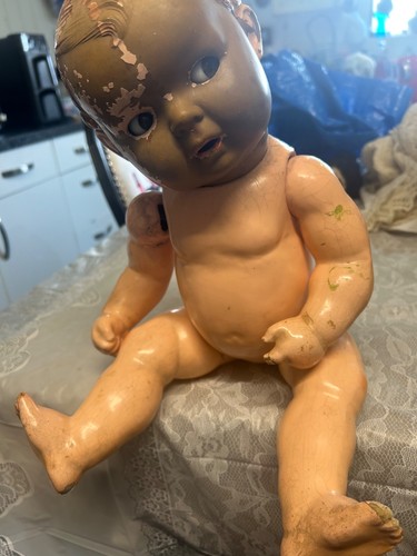 Vintage doll stamped w - ,