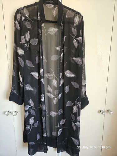 Nitya sheer viscose - sheer, with