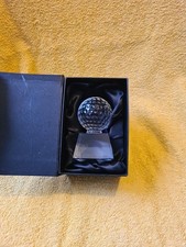Crystal paperweight featuring