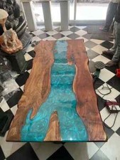 Resin Dining Table Epoxy River