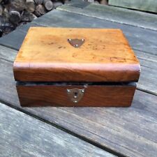 Old Vintage Antique Wooden Keepsake Jewellery Box For Restoration