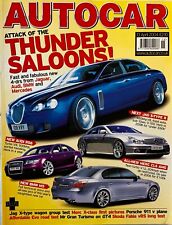 AUTOCAR MAGAZINE 13-APR-04 - BMW M5 E60, Rover 75 Touring, Jaguar X-Type estate