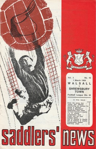 Walsall shrewsbury 1968 69 - v,