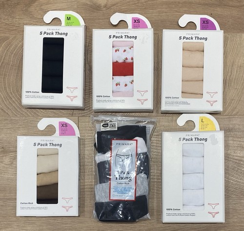 Primark pack thong womens - primark, 5