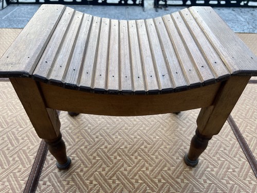 Arts crafts foot stool - crafts,