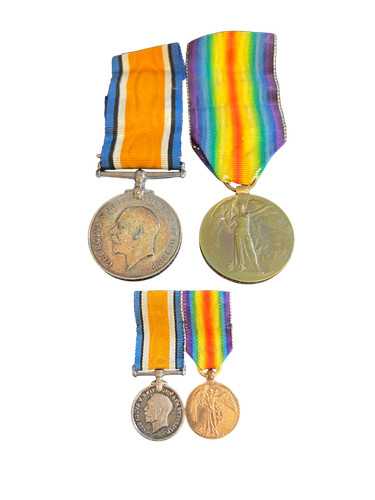Ww1 british medal pair - british, to