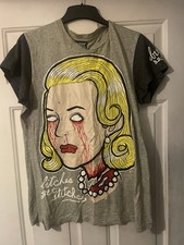 Drop Dead Bitches Get Stitches T-shirt Size S