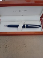 Luxury Scriptura Italy Ballpoint pen In wooden presentation box Mint condition