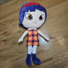 Pumpkin Reports Teresa Green soft toy Plush Doll Ragdoll Purple Hair 