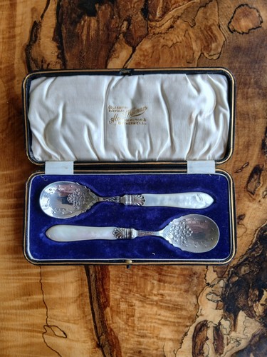 English silver plate mother - english,