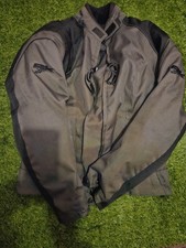 AK Motorcycle Jacket Size M (Abosolute Riding Gear) Excellent Cond.  Grey +Black