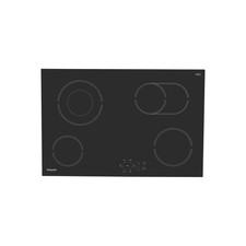 Hotpoint 77cm 4 Zone Ceramic Hob with Oval Dual Zone HR724BH