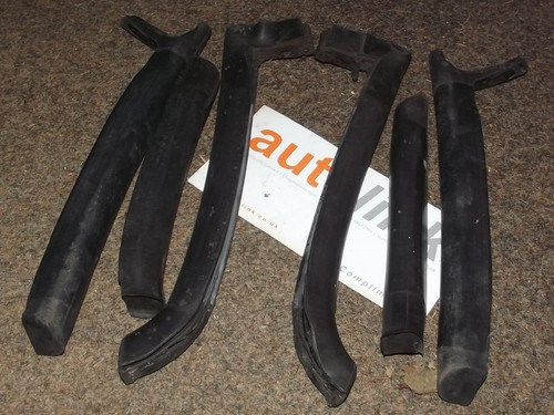 Soft top rubber side seal - , set