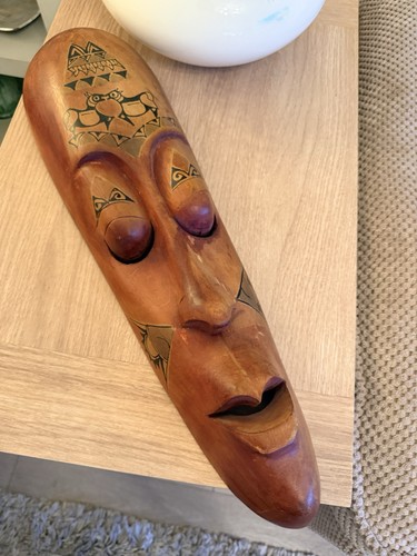 Vintage hand carved wooden - vintage,