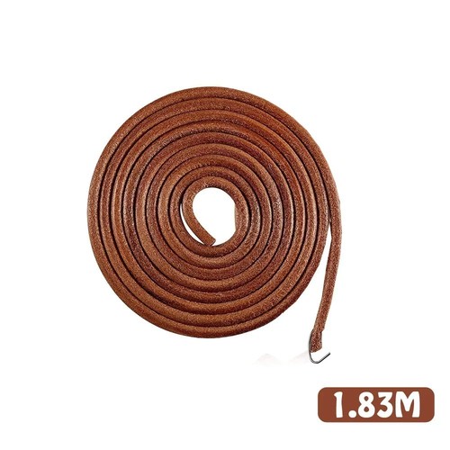 183cm leather treadle belt - leather,