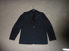 BOYS TRUTEX BLACK SCHOOL BLAZER SIZE 31 CHEST BRAND NEW