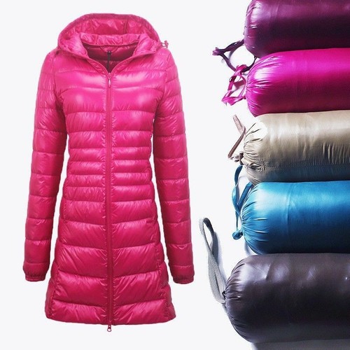 Womens long quilted puffer - womens,