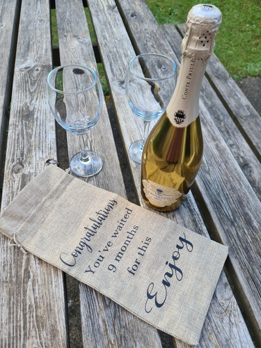 Wine bottle bag - , celebration