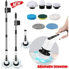 Electric Spin Mop 9 In 1 Cordless Floor Cleaner Polisher Sweeper Washer Scrubber